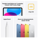 Apple iPad 11 A16 WiFi 128GB Blue Pantalla Liquid Retina 11 Pulgadas