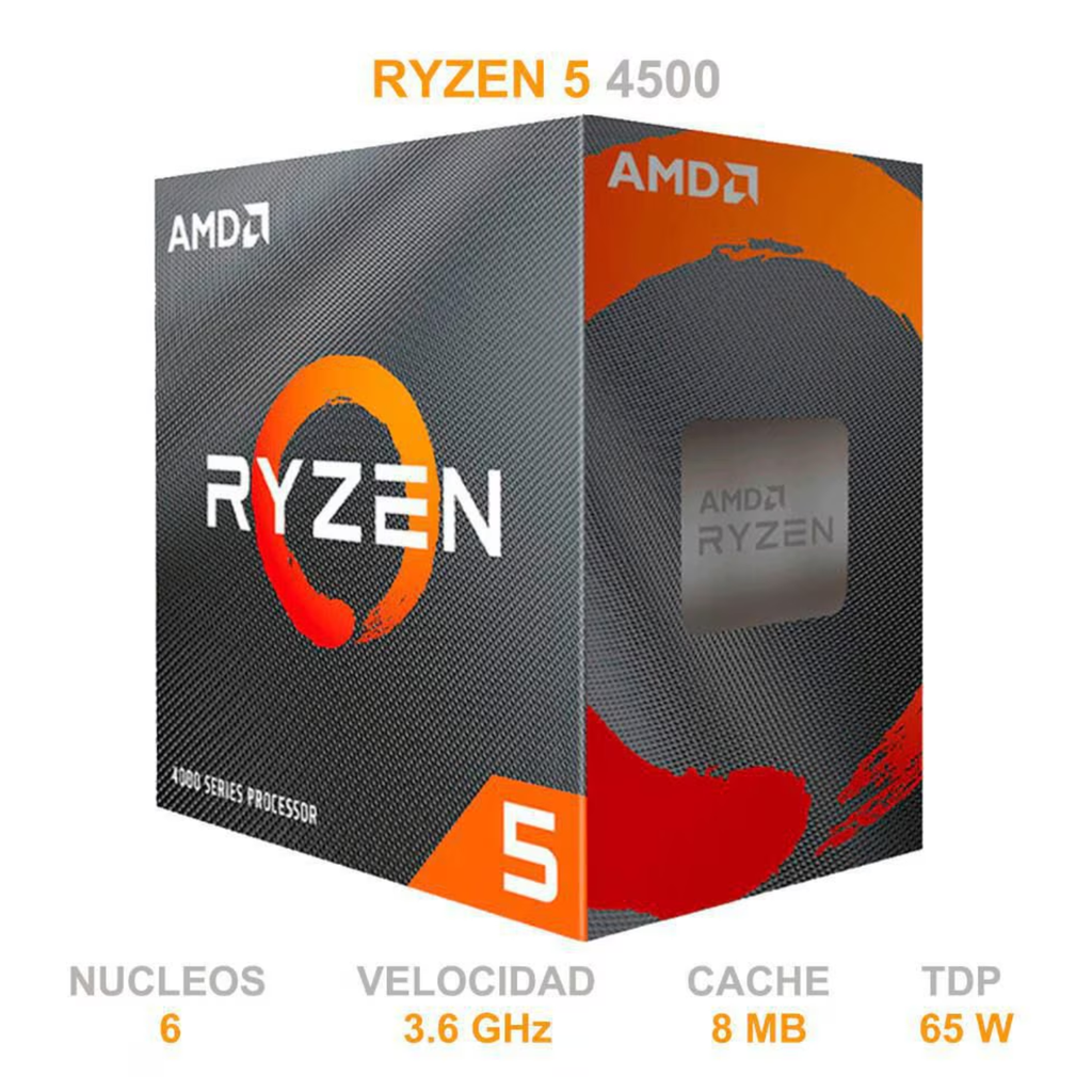 AMD Ryzen 5 4500 Hexa-core (6 Core) 3.60 GHz Processor