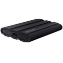 Samsung T7 Shield 2TB SSD Portátil | USB 3.2 Gen 2 | Ref. MU-PE2T0S/AM | Resistente al Agua y Polvo IP65 | Negro | Velocidad 1050 MB/s