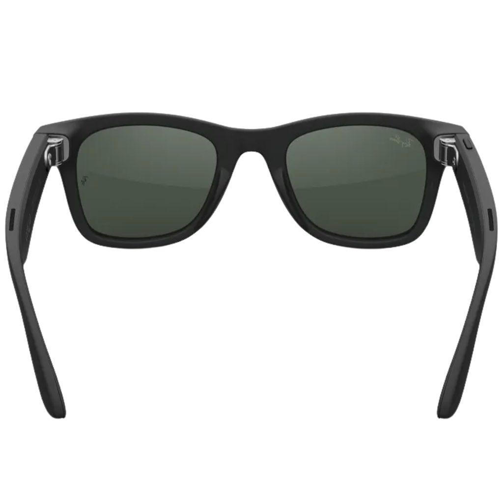 Ray-Ban Meta Wayfarer Gen 1 Smart Glasses IA Transitions® Negro Mate Lentes Clear a Graphite Green