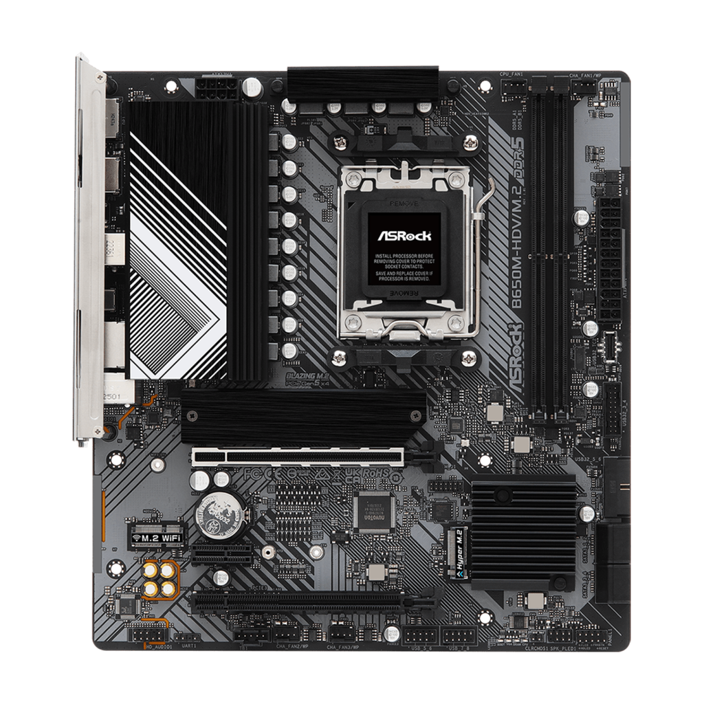ASRock B650M-HDV/M.2 Tarjeta Madre AM5 DDR5 Micro ATX