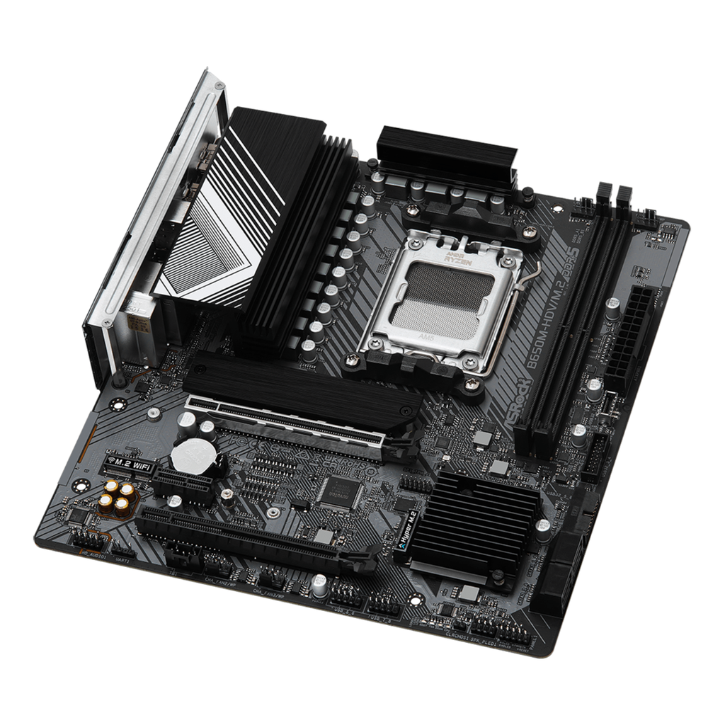 ASRock B650M-HDV/M.2 Tarjeta Madre AM5 DDR5 Micro ATX