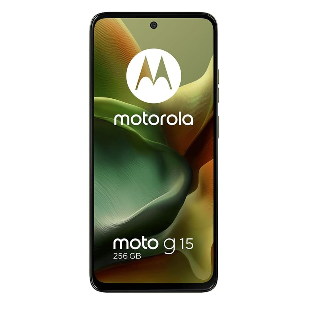 Smartphone Motorola Moto G15 256GB / 4GB RAM - Pantalla 6.5" 90Hz, Cámara 50MP, Batería 5000mAh, Verde (Versión Nacional)