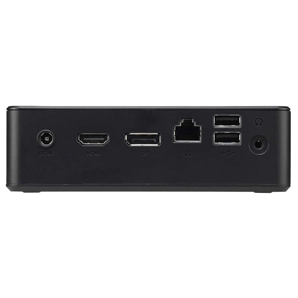 Mini PC Barebone Shuttle XPC Nano NC10U | Intel Celeron 4205U | Sin RAM ni SSD (Personalizable) | Soporte 4K UHD 60Hz | Diseño Fanless Silencioso | Incluye Montaje VESA | Grado Industrial | Nuevo Sellado