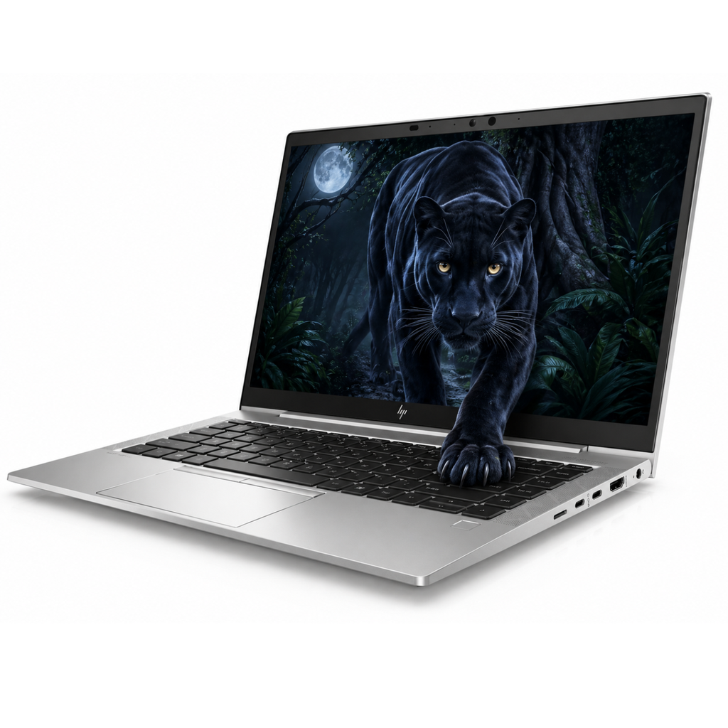 HP EliteBook 845 G8 Refurbished – Ryzen 5 PRO 5650U, 16GB RAM, 256GB SSD NVMe, 14" FHD, Windows 11 Pro, Fingerprint, Backlit Keyboard, Pike Silver