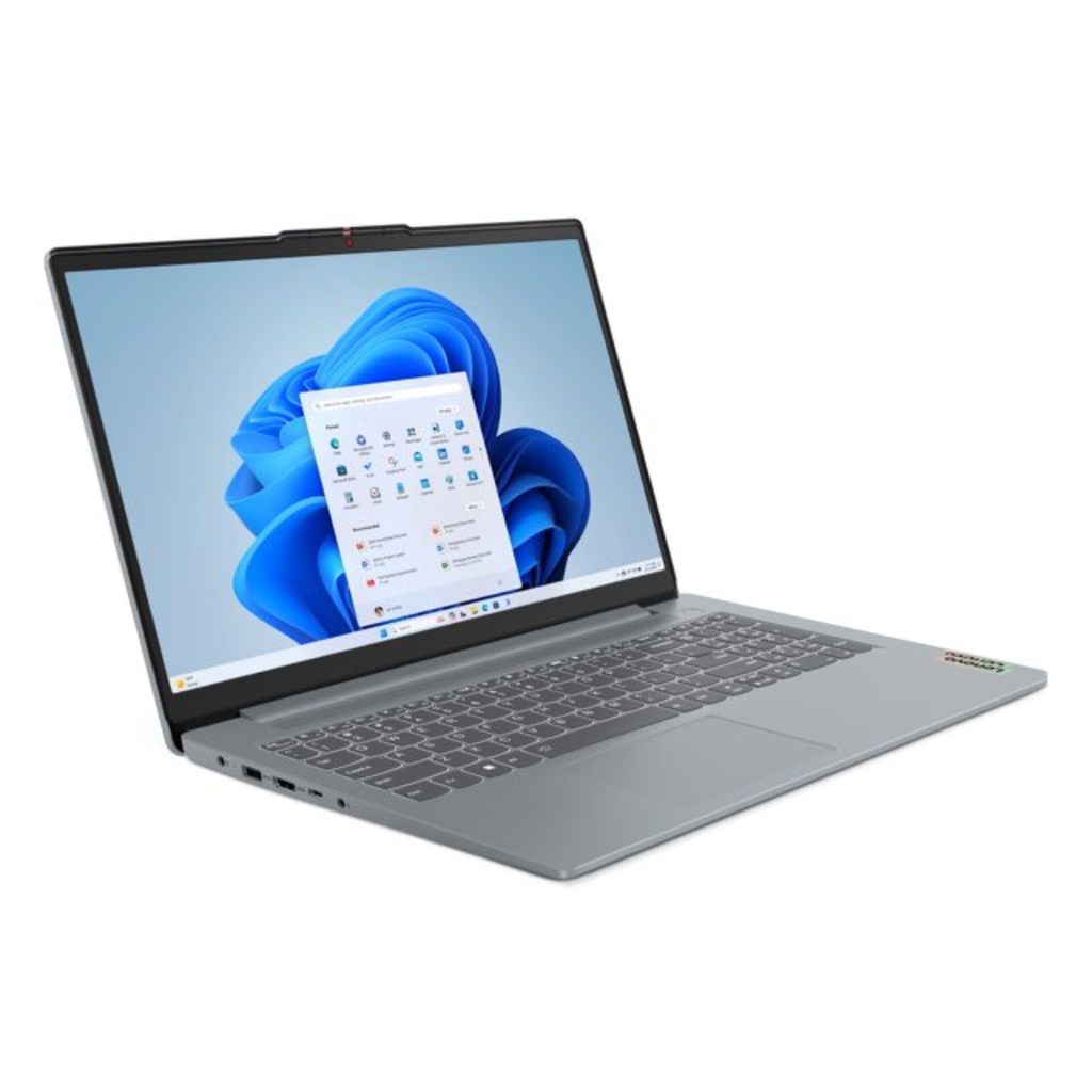 Laptop Lenovo IdeaPad Slim 3i 128GB SSD / 4GB RAM - Pantalla 15.6" Full HD, Intel N100, Windows 11 S Mode, Arctic Grey
