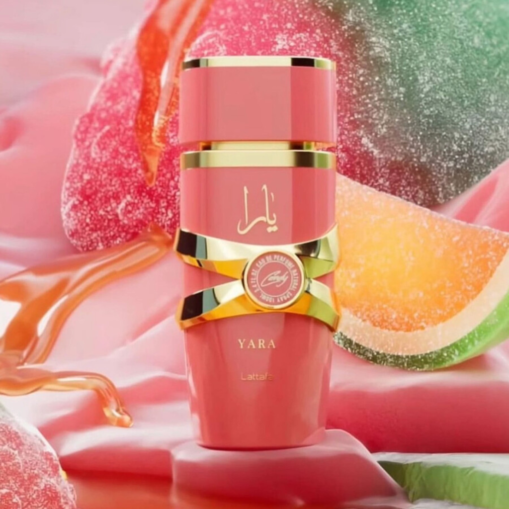 Lattafa Yara Candy Eau de Parfum | 100ml Spray | Notas de Caramelo y Frutos Rojos | Nuevo Lanzamiento