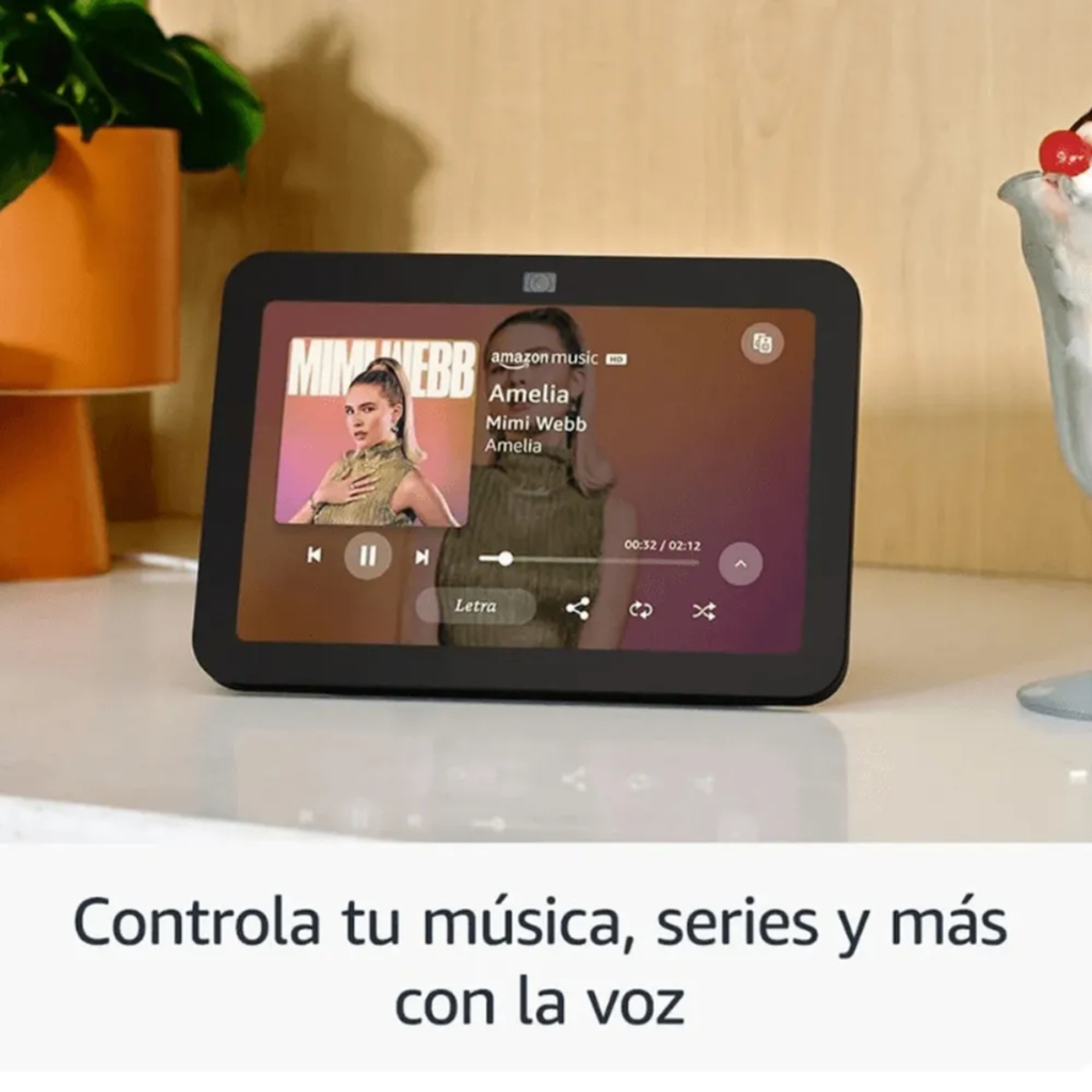Amazon Echo Show 8 (3.ª generación, modelo de 2023) | Pantalla con audio espacial, hub de casa inteligente y Alexa | Negro | UPC: 840268905323
