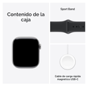 Apple Watch Series 11 GPS 42mm Aluminio Gris Espacial Banda Negra S/M