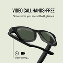 Gafas Inteligentes Ray-Ban Meta Wayfarer Shiny Black Green Lenses con Meta AI
