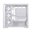 Gabinete Gamer EINAREX ZM800 RGB Version White - Chasis Mid-Tower ATX, Panel Frontal de Alto Flujo de Aire (Mesh), Vidrio Templado, Iluminación RGB, Blanco (EXCS-ZM-800R-W)
