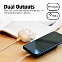 Energizer Ultimate Magnetic Power Bank 5,000mAh – Carga Rápida 18W, USB-C + USB-A, Compatible con MagSafe, LED Indicador, Color Negro