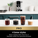 Ninja DualBrew Pro Specialty Coffee System – Cafetera 3-en-1: Pod, Single-Serve y 12 Tazas, Espumador Integrado, Depósito XL, Canadian Version