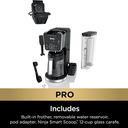 Ninja DualBrew Pro Specialty Coffee System – Cafetera 3-en-1: Pod, Single-Serve y 12 Tazas, Espumador Integrado, Depósito XL, Canadian Version