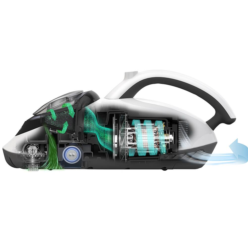 RAYCOP LITE UV+ – Aspiradora de Mano Antialérgenos con Luz UV+, Eliminación de Ácaros y Bacterias, Color White