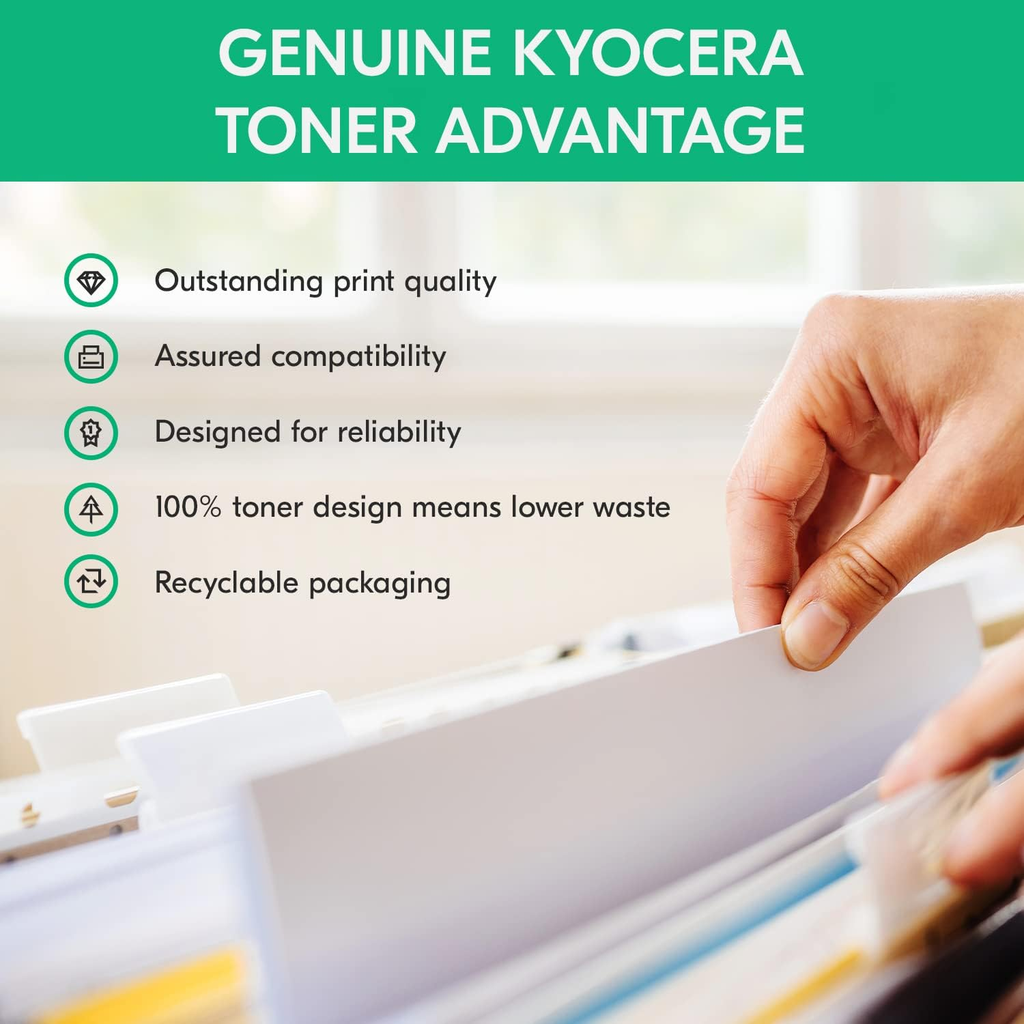 Tóner Kyocera TK-1242 Negro - Original para ECOSYS P2335dw / M2235dw / M2835dw