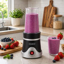 Licuadora Personal Dominion BlendMax Negra - Vaso Portátil 2Go, Motor Potente para Batidos y Smoothies profesionales