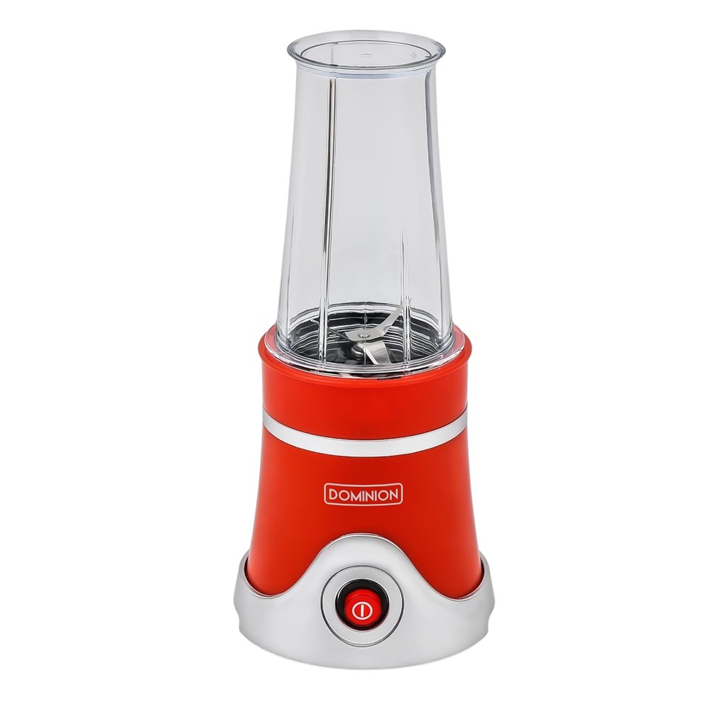 Licuadora Personal Dominion BlendMax Roja - Vaso Portátil 2Go, Motor Potente para Batidos y Smoothies profesionales