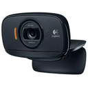 Logitech C525 HD Webcam – Cámara Web 720p, Autofocus, Micrófono Integrado, Video 30fps, Diseño Plegable, USB 2.0 (Black)
