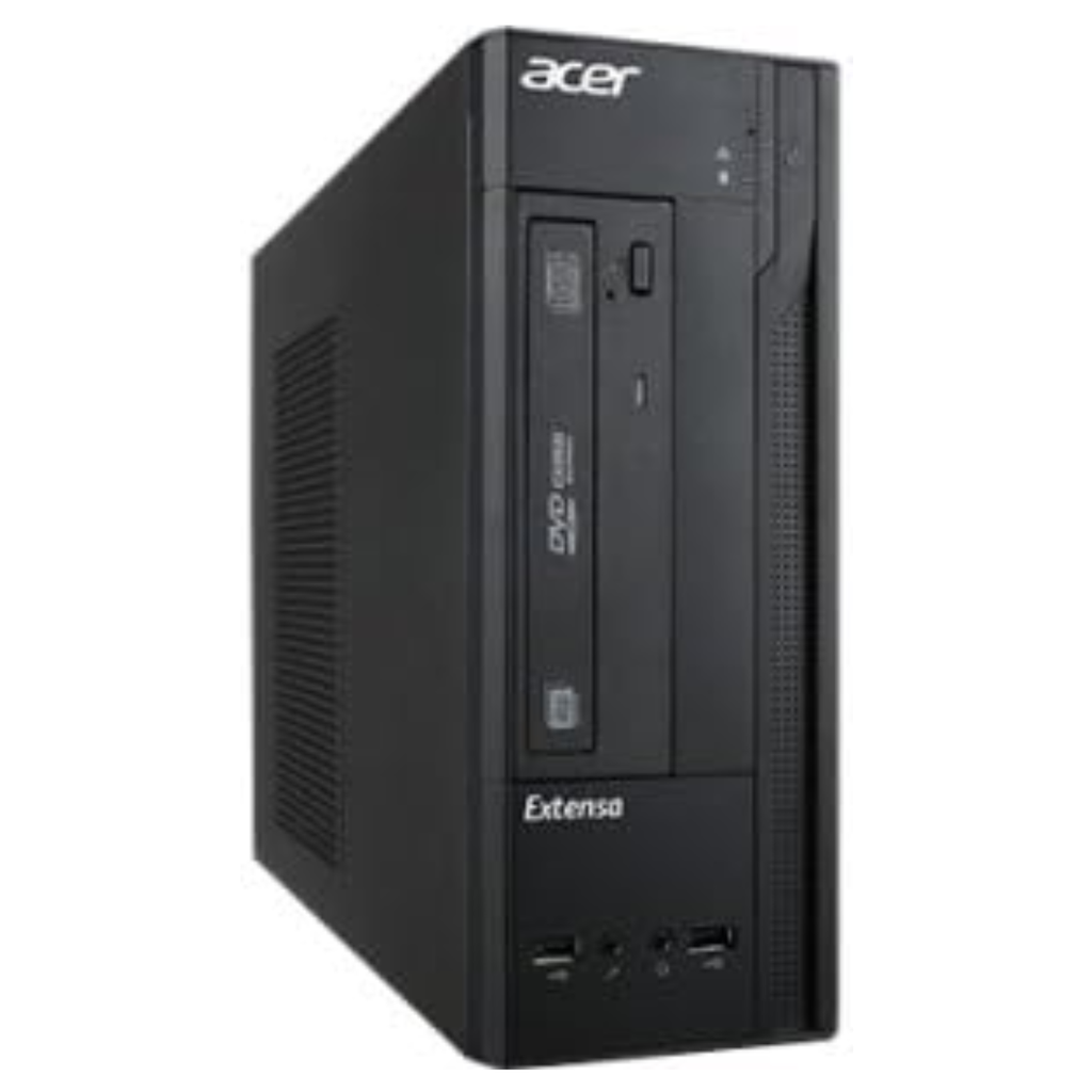 Mini PC Acer Extensa X2610G | Intel Pentium J3710 Quad-Core | 4GB RAM | 500GB HDD | Windows 10 Pro | Diseño Compacto SFF | Nuevo Sellado | Ref. EX261G-PJ371 