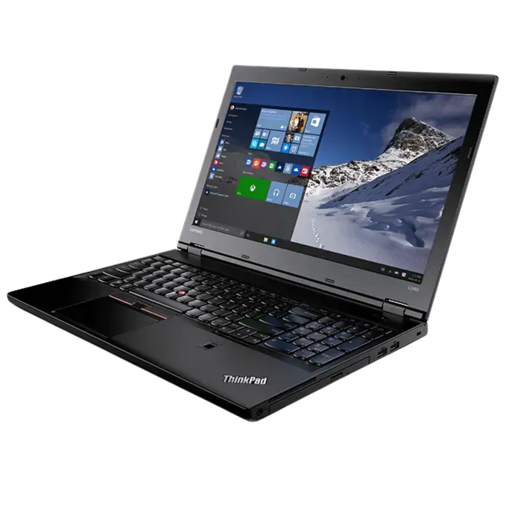 Laptop LENOVO ThinkPad L560 | Pantalla 15.6″ | Intel Core i5 | 8GB RAM | 500GB HDD | Teclado Numérico | Windows 10/11 Pro | Negro - Grado A