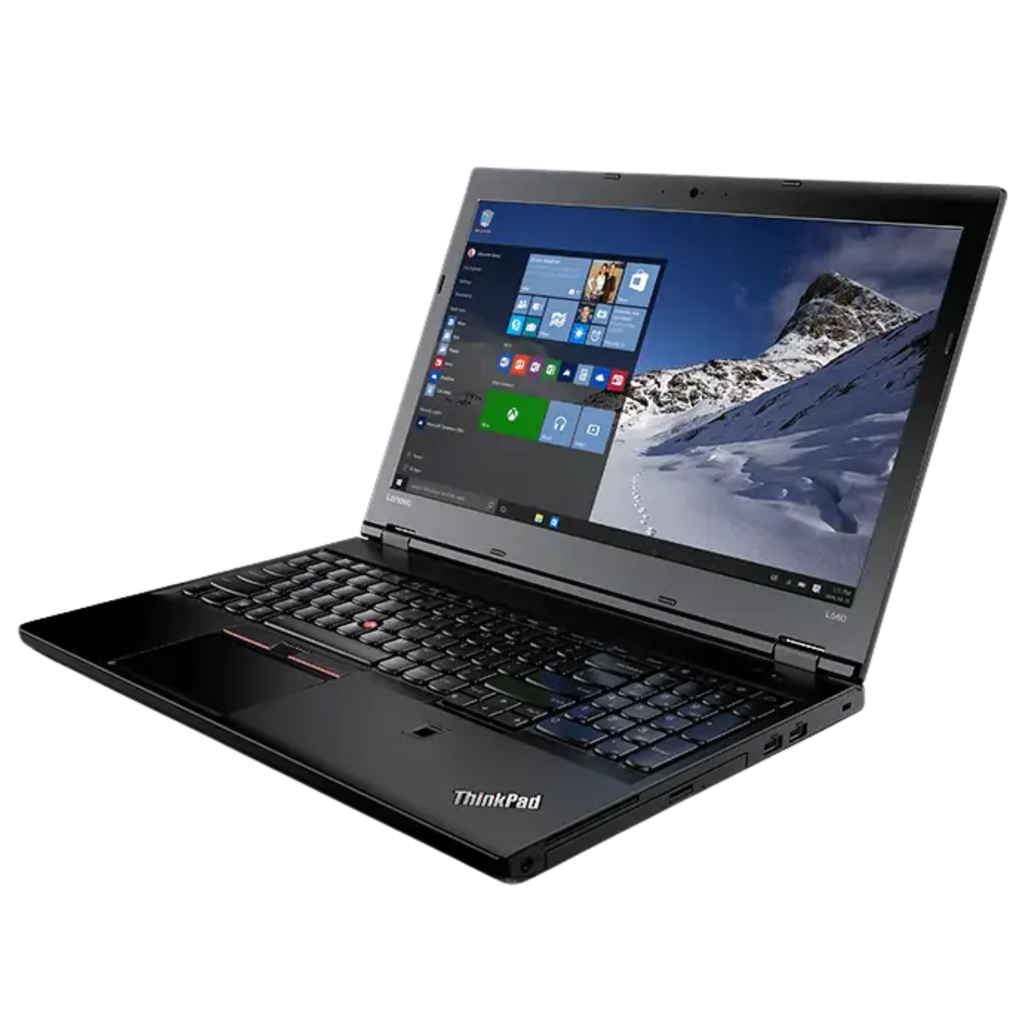 Laptop LENOVO ThinkPad L560 | Pantalla 15.6″ | Intel Core i5 | 8GB RAM | 500GB HDD | Teclado Numérico | Win 10/11 Pro | Negro - Grado A