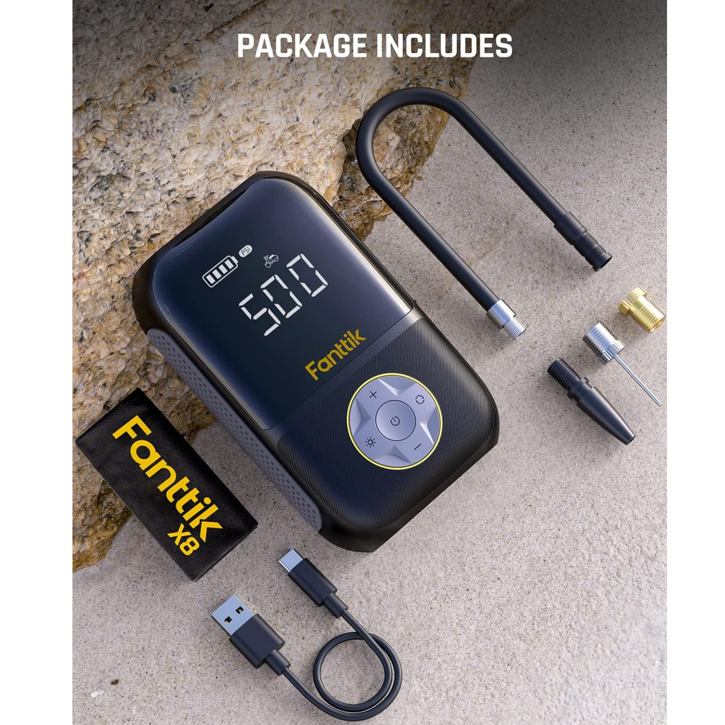 Inflador de Neumáticos Fanttik X8 Inalámbrico 150PSI Compresor Portátil Pantalla Digital y LED