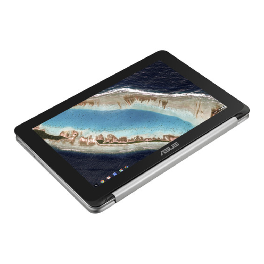Refurbished - Asus Chromebook Flip C101 C101PA-DB02 10.1" Touchscreen Convertible Chromebook - 1280 x 800 - ARM Cortex A53 Hexa-core (6 Core) 1.60 GHz - 4 GB Total RAM - 16 GB Flash Memory - Silver