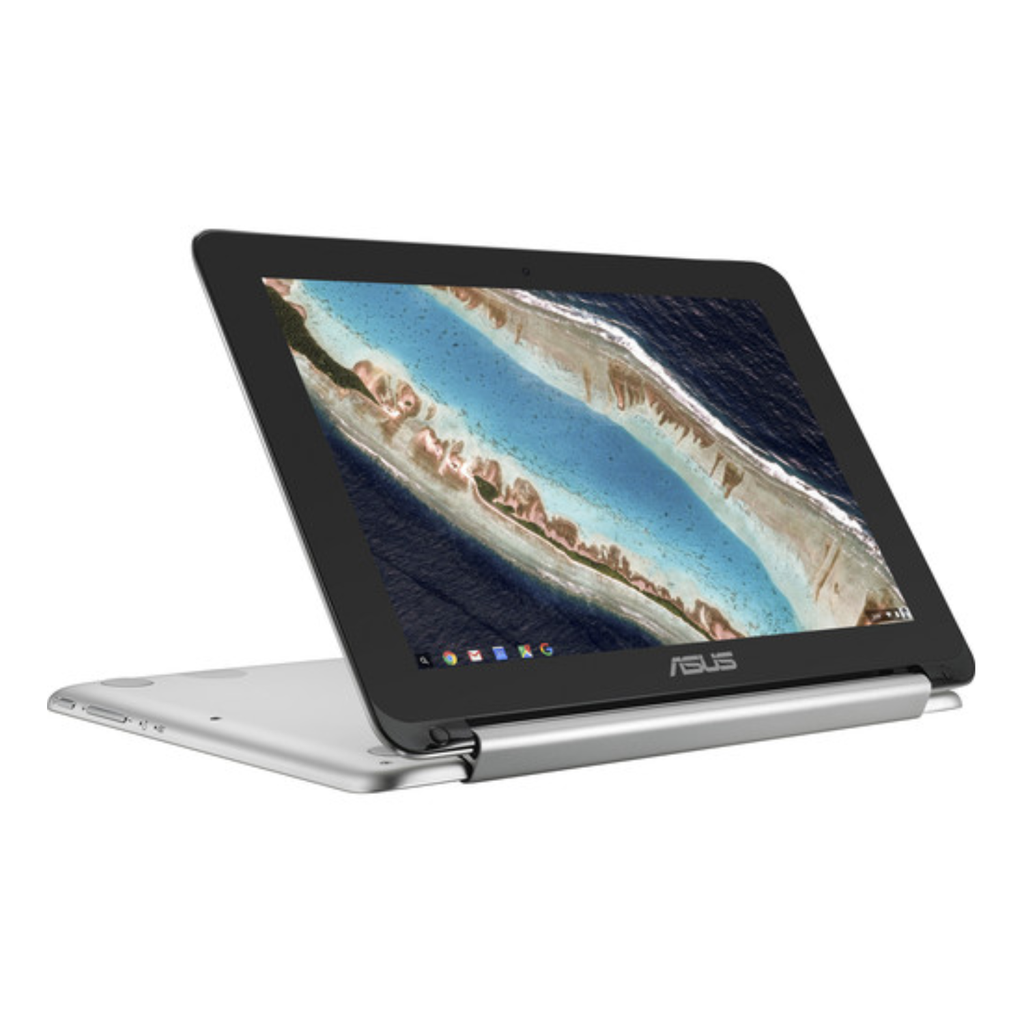 Refurbished - Asus Chromebook Flip C101 C101PA-DB02 10.1" Touchscreen Convertible Chromebook - 1280 x 800 - ARM Cortex A53 Hexa-core (6 Core) 1.60 GHz - 4 GB Total RAM - 16 GB Flash Memory - Silver