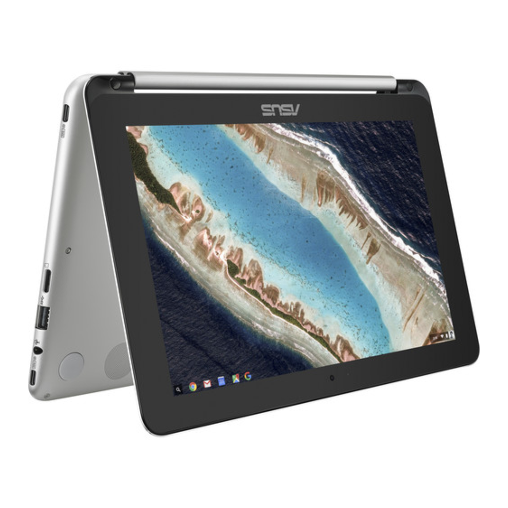 Refurbished - Asus Chromebook Flip C101 C101PA-DB02 10.1" Touchscreen Convertible Chromebook - 1280 x 800 - ARM Cortex A53 Hexa-core (6 Core) 1.60 GHz - 4 GB Total RAM - 16 GB Flash Memory - Silver