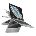Refurbished - Asus Chromebook Flip C101 C101PA-DB02 10.1" Touchscreen Convertible Chromebook - 1280 x 800 - ARM Cortex A53 Hexa-core (6 Core) 1.60 GHz - 4 GB Total RAM - 16 GB Flash Memory - Silver