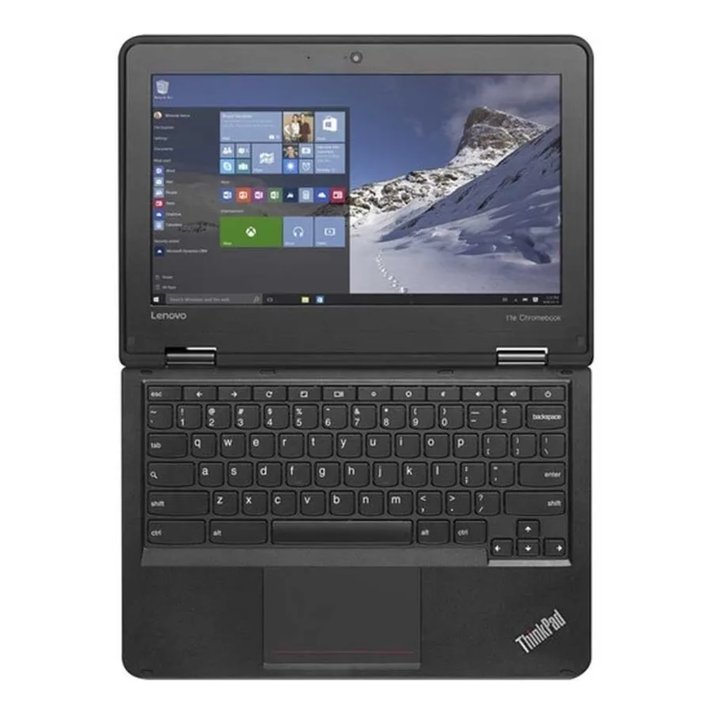 Chromebook Lenovo ThinkPad 11e (20GF0001US) pantalla de 11,6", Intel Celeron N3150, 4 GB de RAM, 16 GB de SSD (eMMC), sistema operativo Chrome GRADE B
