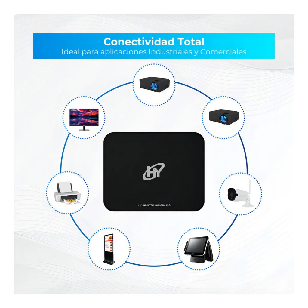 Mini PC Hyundai HTN4020MPC02 | Intel Celeron N4020 | 4GB RAM | 64GB eMMC | Windows 10 Pro | WiFi & Bluetooth | Open Box (OB)