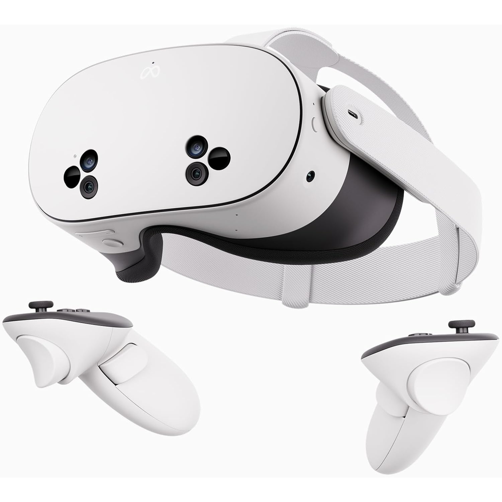 Meta Quest 3S 128GB – Visor VR All-in-One, Incluye Batman: Arkham Shadow + 3 Meses de Meta Quest+, White, Refurbished