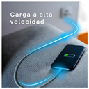 Cable USB-C a USB-C 1 Metro 3A Carga Rápida y Transferencia de Datos Color Negro