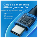 Cable USB-C a USB-C 1 Metro 3A Carga Rápida y Transferencia de Datos Color Negro