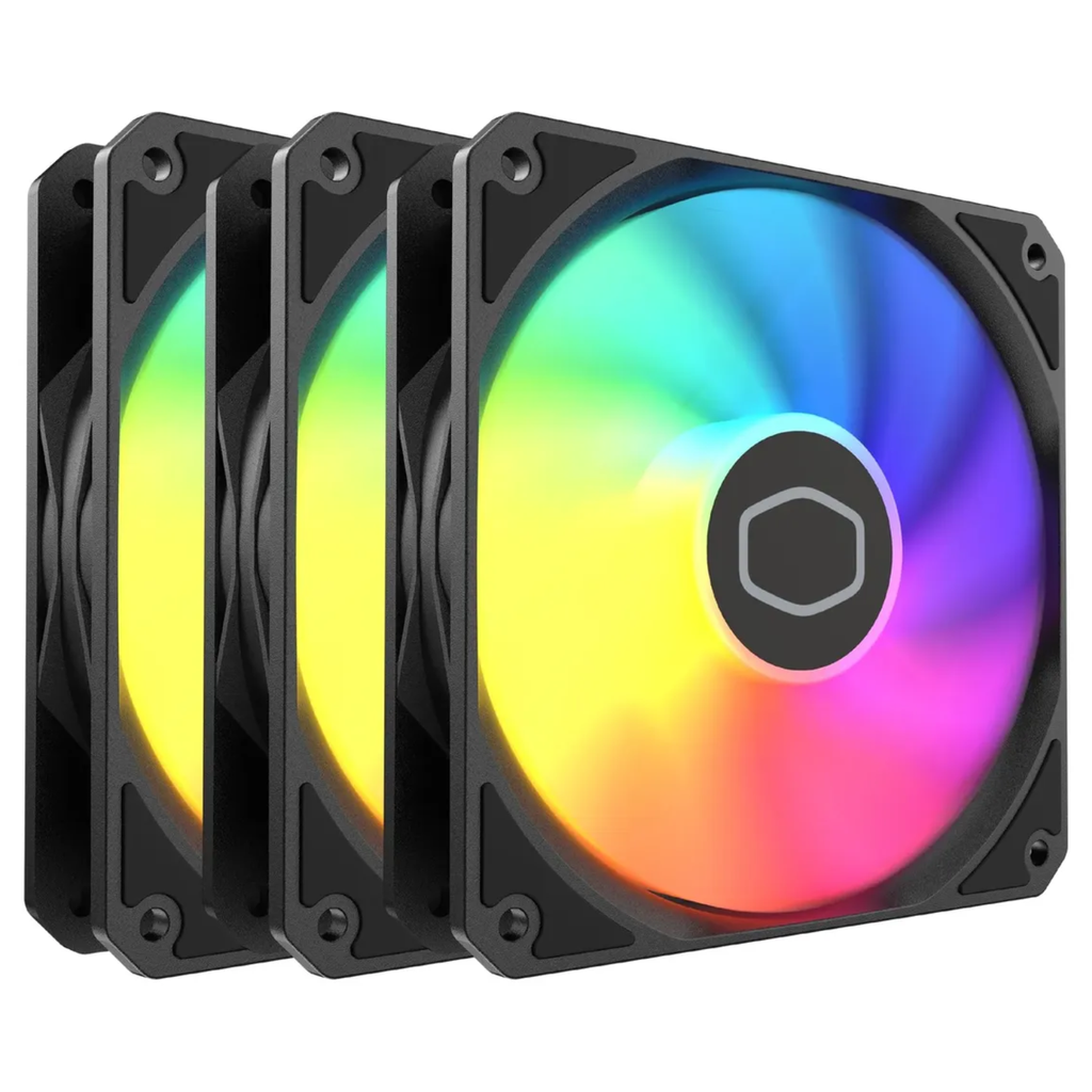 Cooler Master MF120 Lite FAN 120mm ARGB Dynamic PWM 1,750 RPM, Air Balance Blades, Hybrid