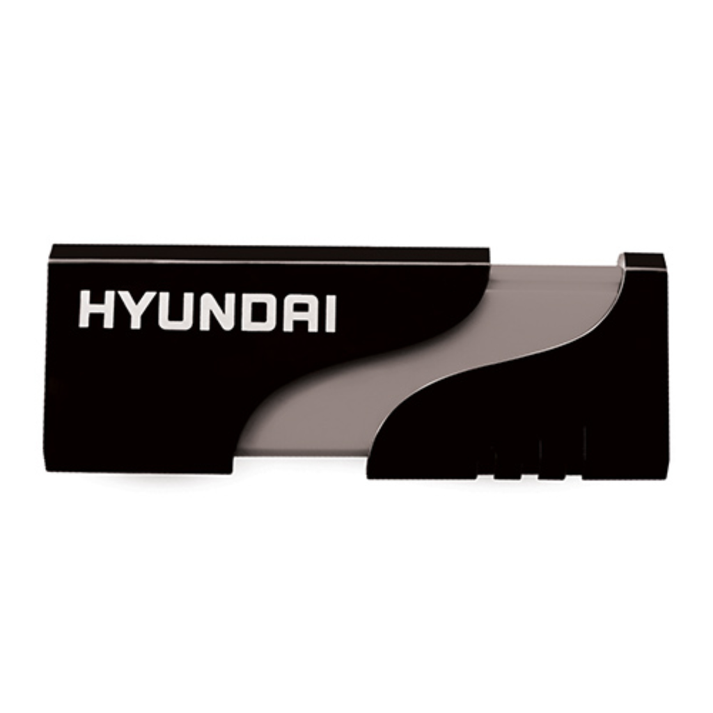 Memoria USB 32GB Hyundai Boost | USB 3.0 High Speed | Negro con Blanco | Nueva Sellada | Transferencia Rápida | Para Video 4K, Gaming y Oficina