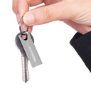 Memoria USB 32GB Hyundai Bravo Deluxe | Cuerpo Metálico Plata | USB 2.0 High Speed | Resistente y Elegante | Nuevo Sellado | Para Llaveros, PC y Mac