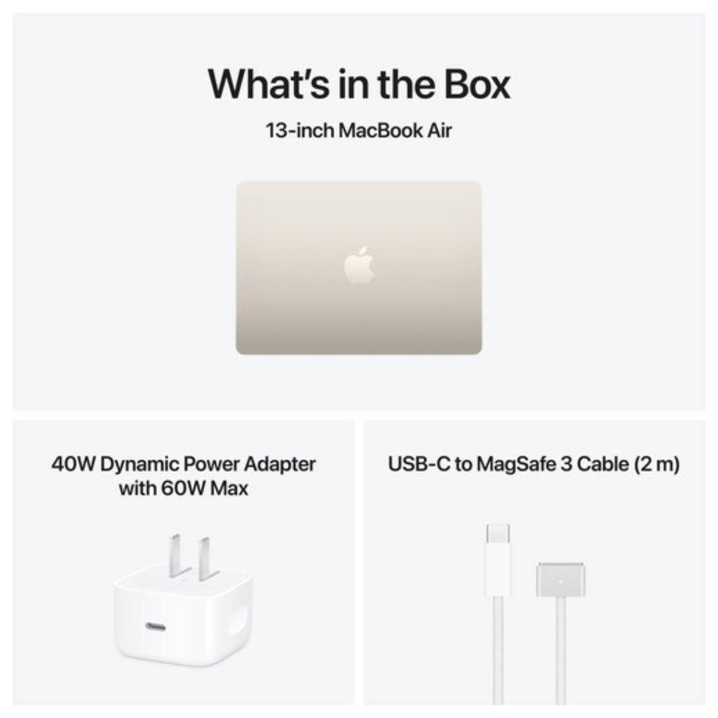 Apple MacBook Air 13.6" M5 16GB RAM 512GB SSD Liquid Retina Wi-Fi 7 Starlight 2026