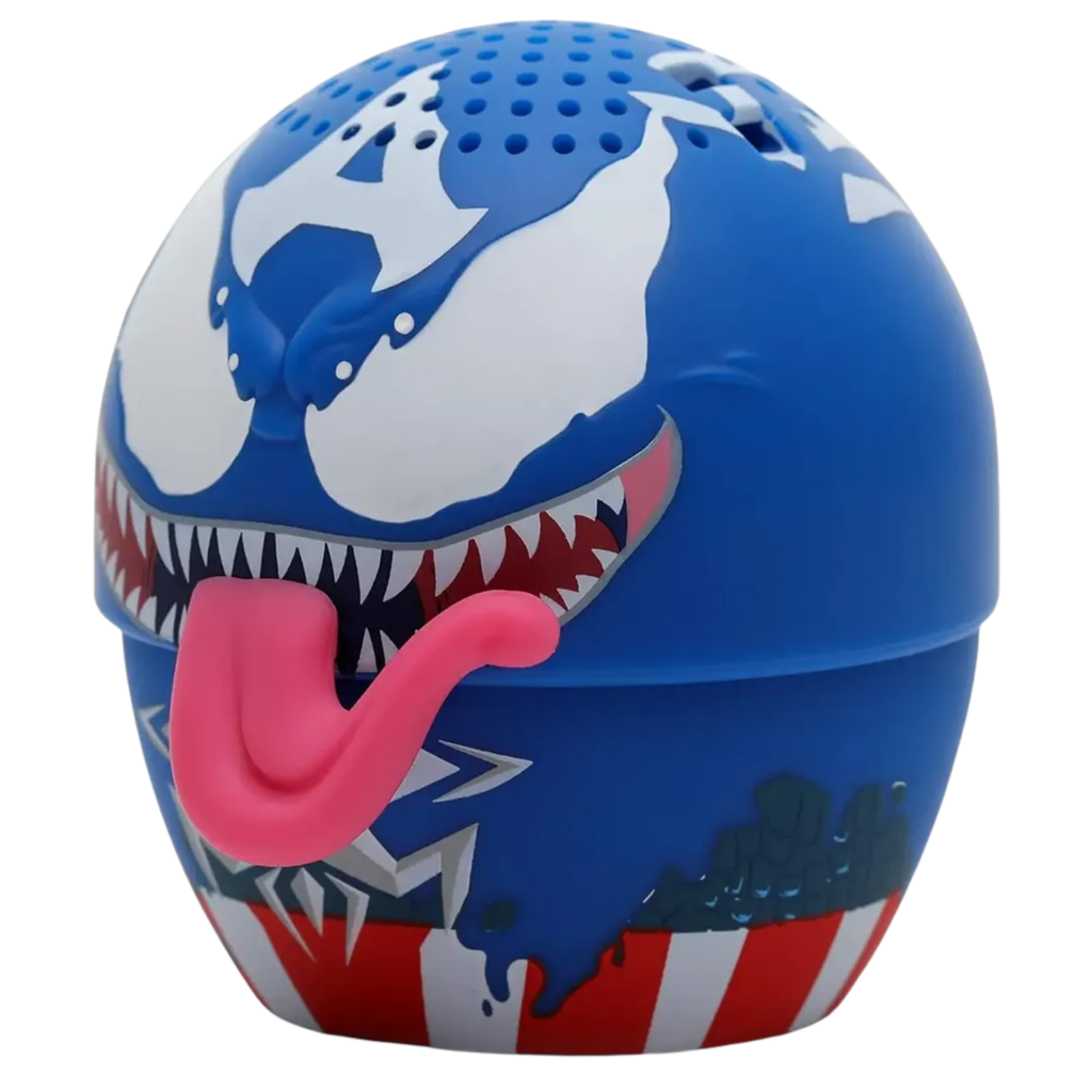 Bitty Boomers Venomized Captain America Bocina Bluetooth Mini Marvel Coleccionable