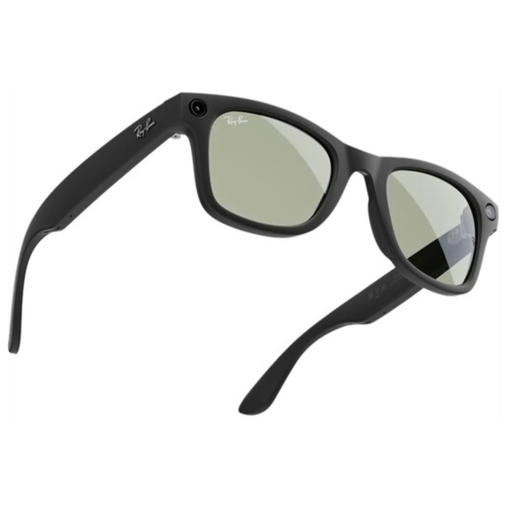 Ray-Ban Meta Wayfarer Gen 1 Smart Glasses IA Transitions® Negro Mate Lentes Clear a Graphite Green