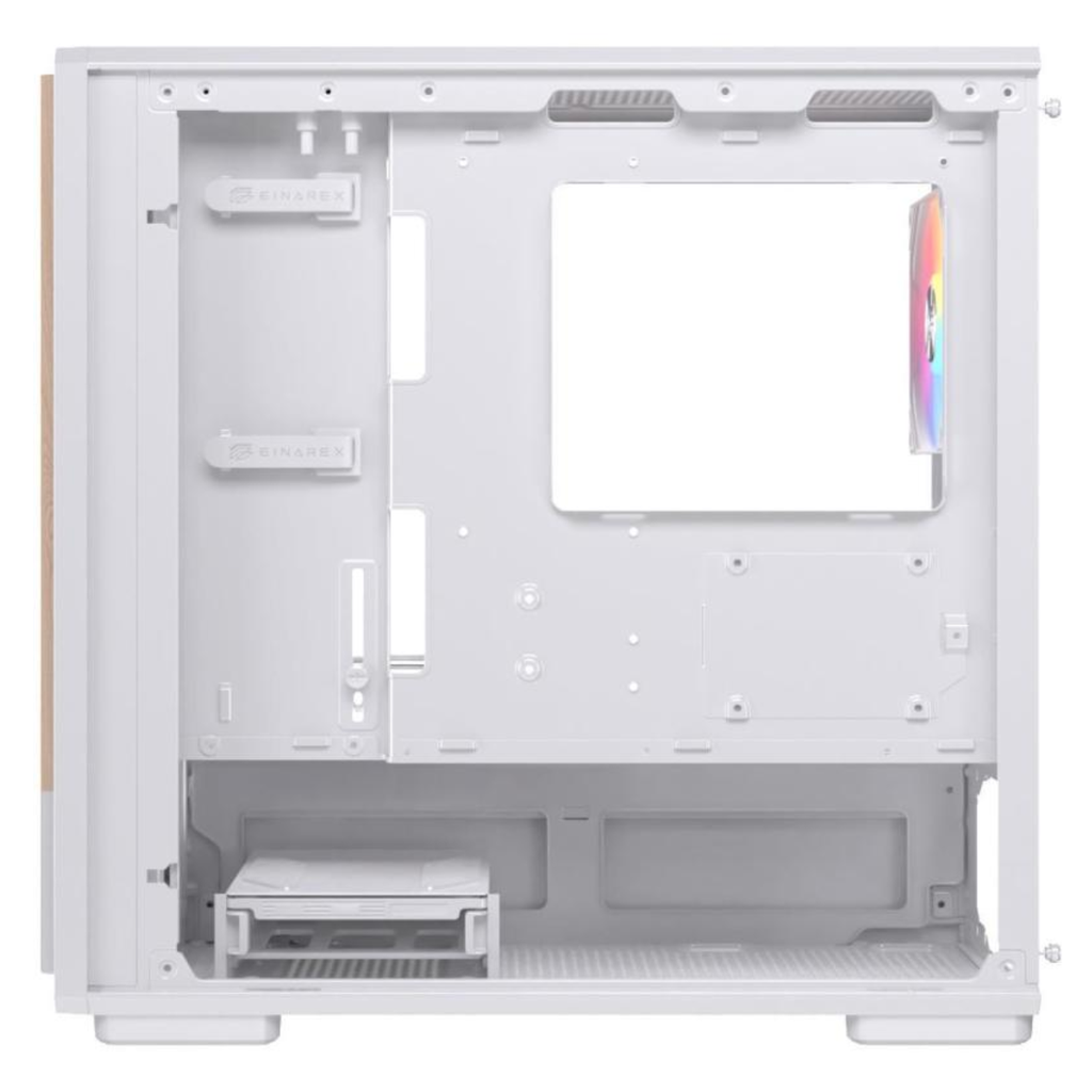 EINAREX PM400 RGB White Gabinete Gamer para PC con RGB