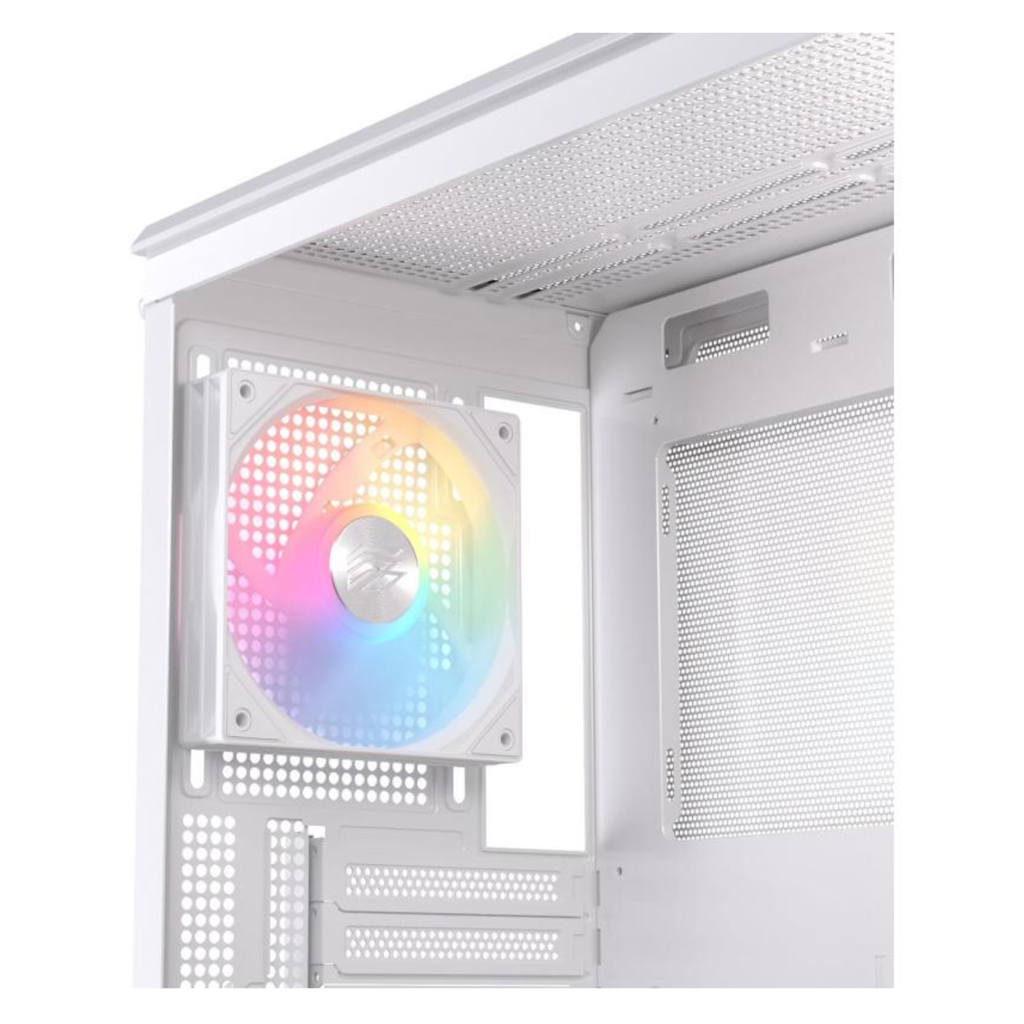 EINAREX PM400 RGB White Gabinete Gamer para PC con RGB