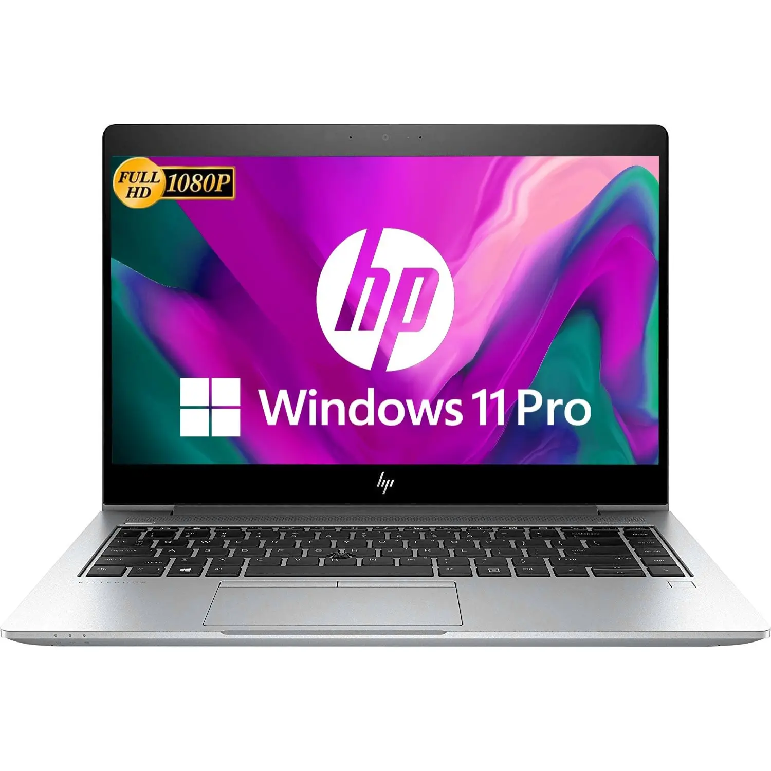 HP EliteBook 840 G6 Refurbished – Intel Core i5-8365U, 16GB RAM, 256GB SSD, Pantalla 14" FHD, Windows 11 Pro, Pike Silver, Backlit Keyboard, Webcam, NFC, FPR (Grade A)