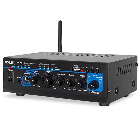 Amplificador de potencia Pyle 2X120 vatios
