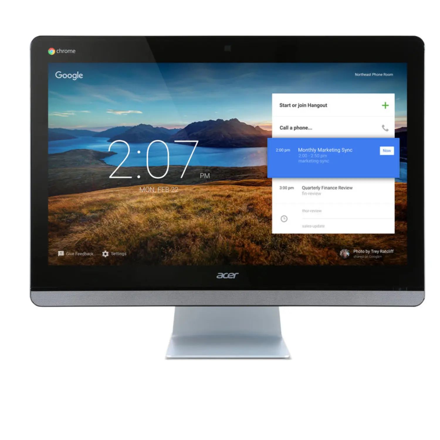 PC All-in-One Acer Chromebase 24 CA24I-CT - Pantalla Táctil 23.8" Full HD, Intel Celeron 3215U, 4GB RAM, 16GB SSD, ChromeOS (DQ.Z0DAA.001)