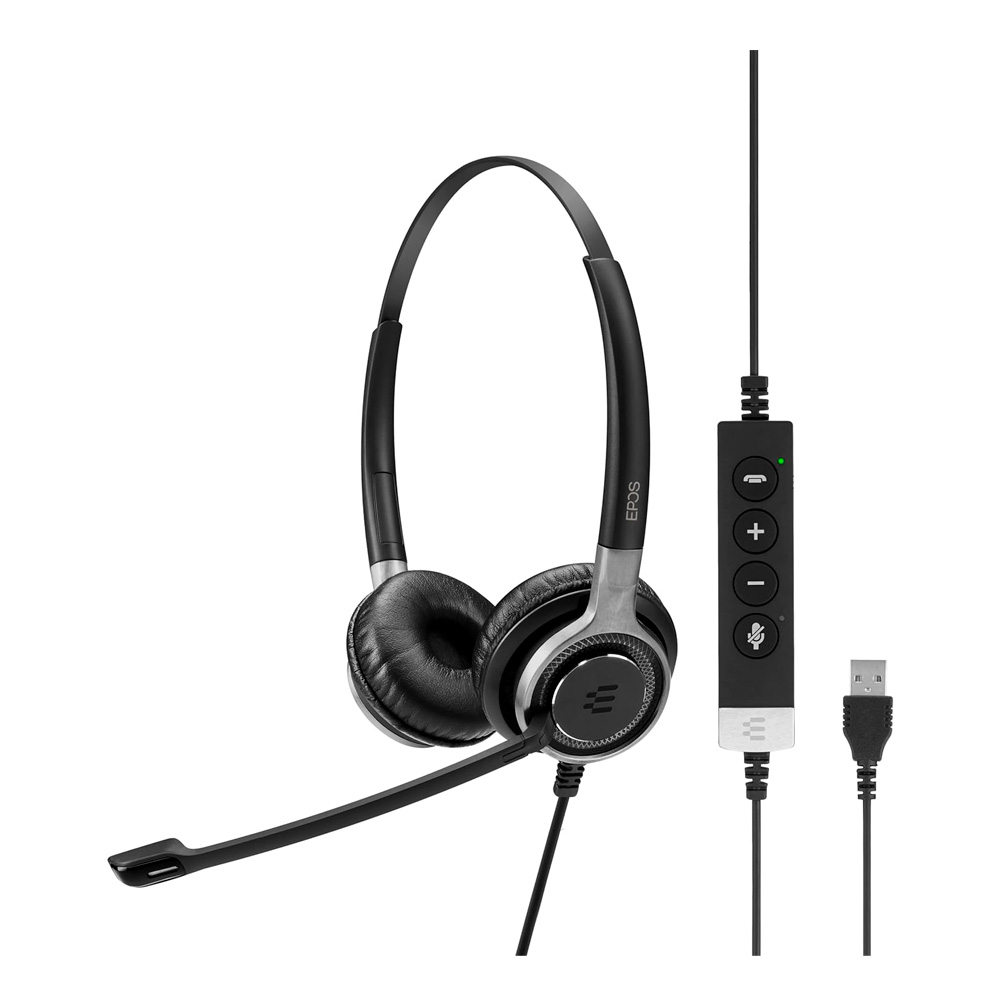 Auriculares Sennheiser Century 660 USB CTRL Cableado De Diadema Negro