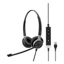 Auriculares Sennheiser Century 660 USB CTRL Cableado De Diadema Negro