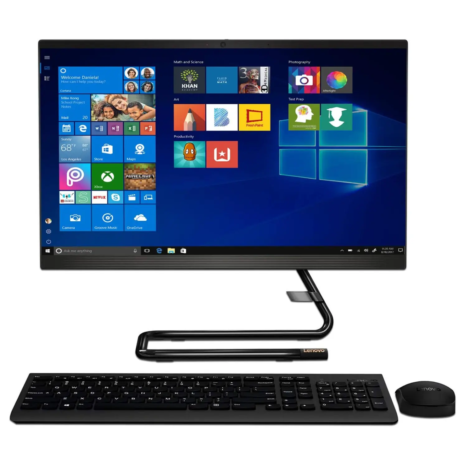 Lenovo IdeaCentre AIO 340-22IWL | 21.5" FHD | Intel Core i3-8145U | 4GB RAM | 1TB HDD | Windows 10 Home